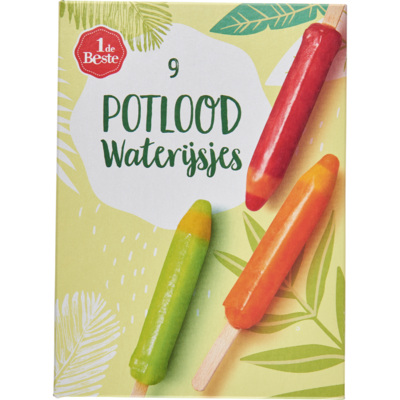 Huismerk Potlood waterijsjes 9 stuks