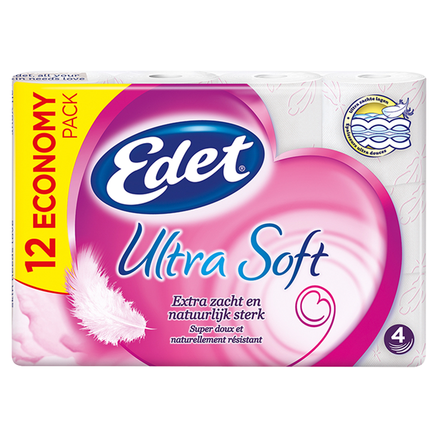 Edet toiletpapier ultra soft 4 laags
