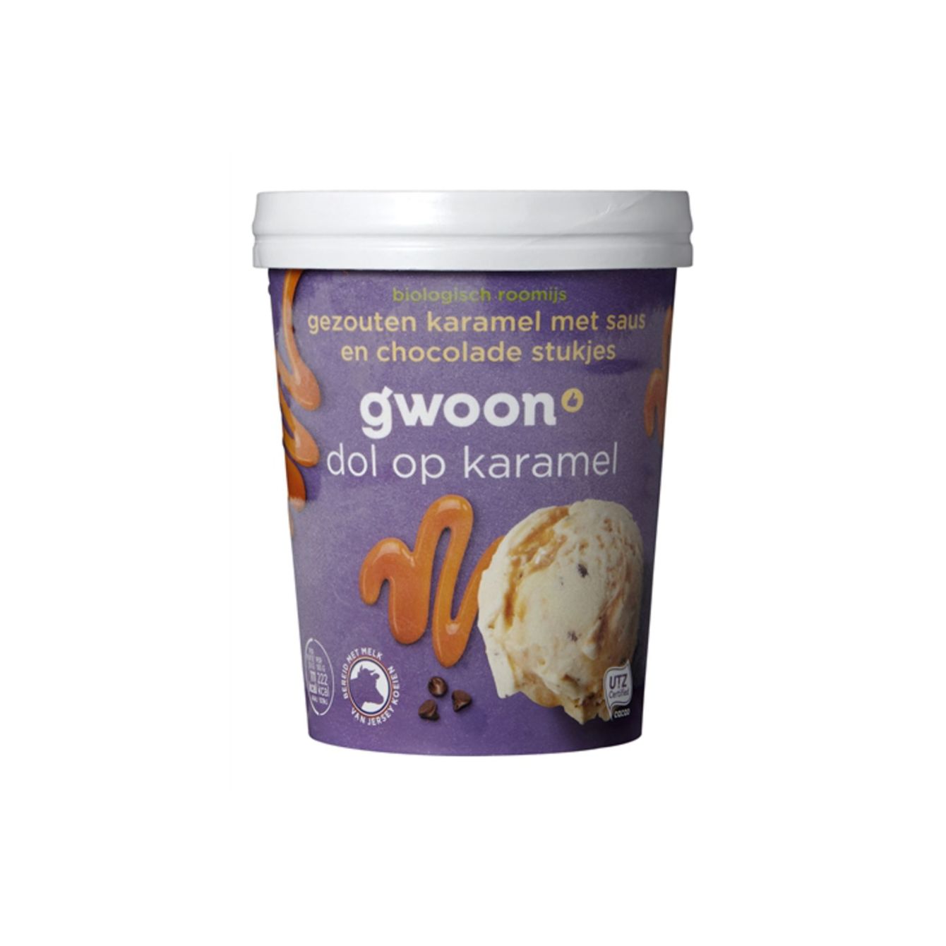 Huismerk Bio Ijs Dol Op Karamel