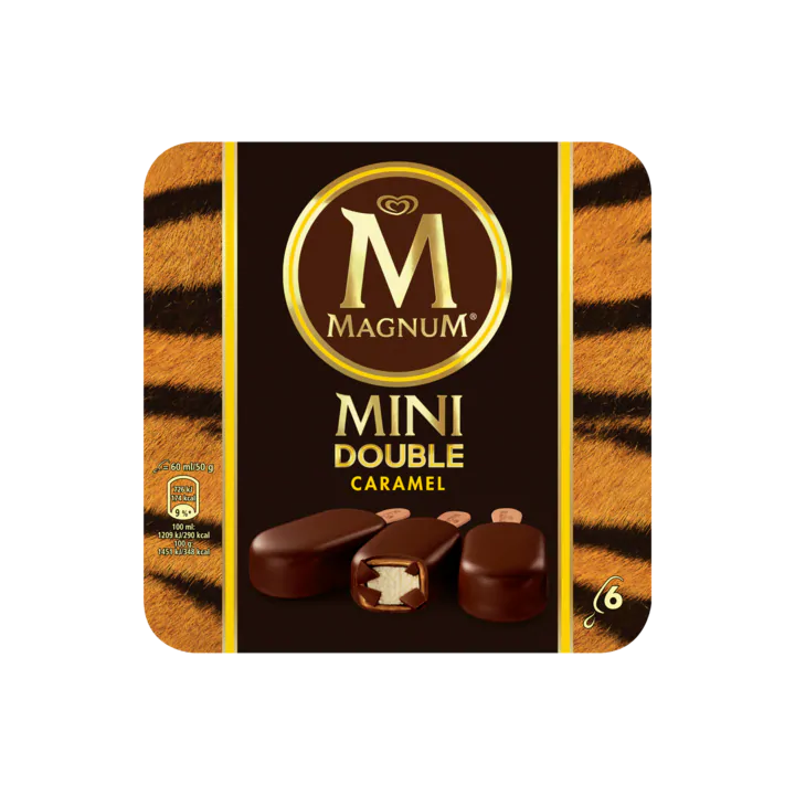 Magnum Mini Double Caramel 6 Stuks