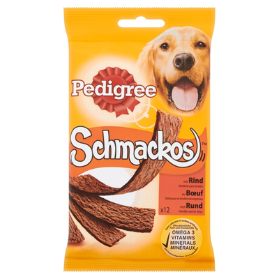 Pedigree Hondensnacks Schmackos Rund 12 Stukjs 104 g