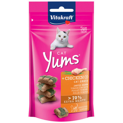 Vitakraft Cat yums met kip en kattengras