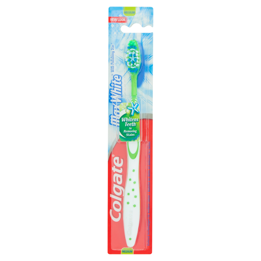 Colgate Max White Medium Tandenborstel 1 Stuk