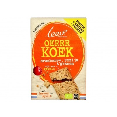 Leev Oerrr koek cranberry rozijn en granen