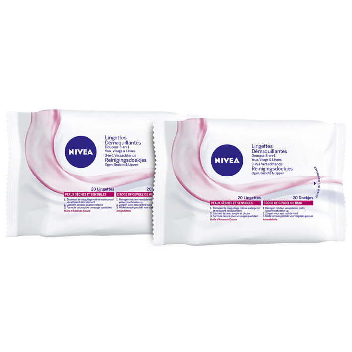 Nivea Verzachtende reinigingsdoekjes