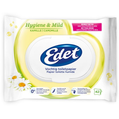 Edet Kamille vochtig toiletpapier