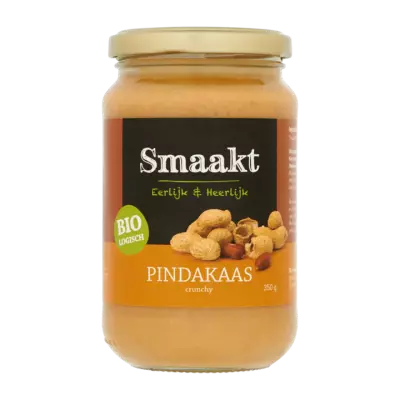 Smaakt Biologisch Pindakaas Crunchy