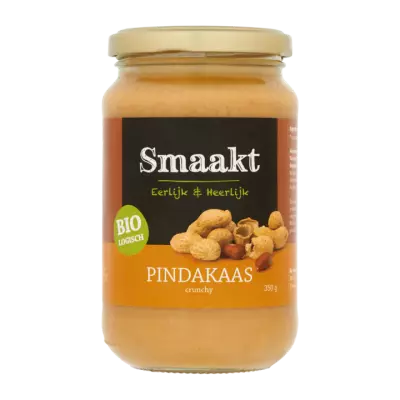 Smaakt Biologisch Pindakaas Crunchy