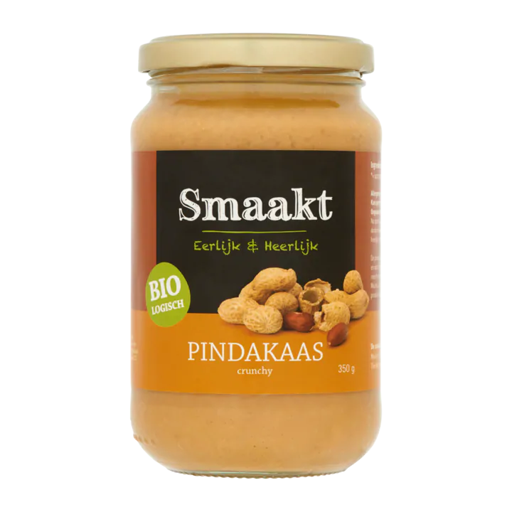 Smaakt Biologisch Pindakaas Crunchy