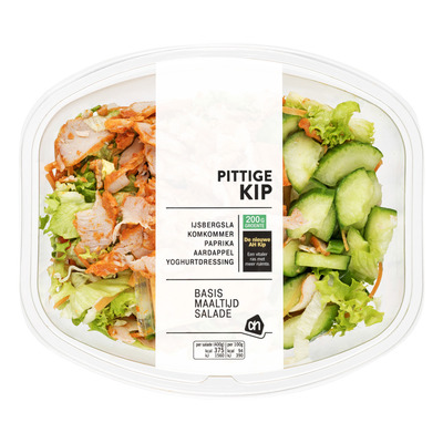 Huismerk Maaltijdsalade pittige kip