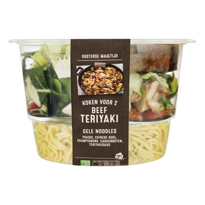 Huismerk Koken voor 2 beef teriyaki