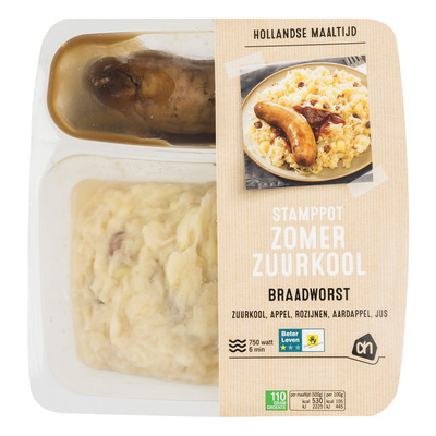Huismerk Zomerzuurkool braadworst