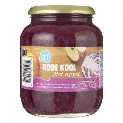 Huismerk Rode kool met appel
