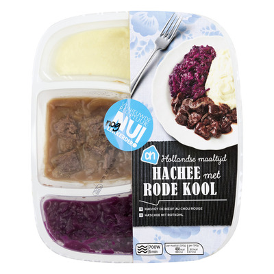 Huismerk Hachee met rodekool