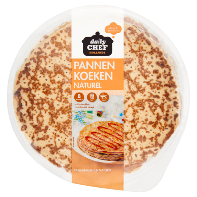 Huismerk Pannenkoeken naturel 8 stuks