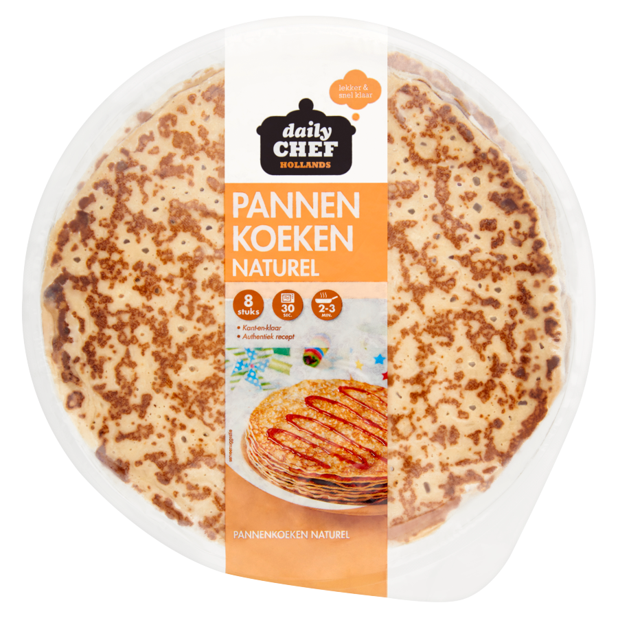 Huismerk Pannenkoeken naturel 8 stuks
