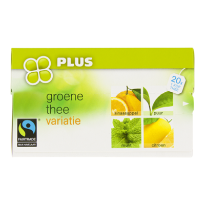 Huismerk Groene Thee Variatie Fairtrade