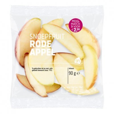 Huismerk Snoepfruit rode appel