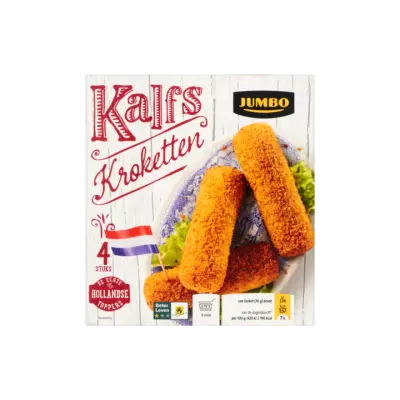 Huismerk Kalfskroketten 4 Stuks