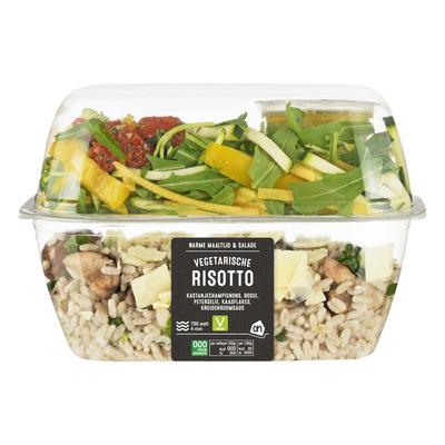 Huismerk maaltijd & salade vegetarische risotto