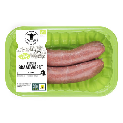 Huismerk Biologisch Runderbraadworst