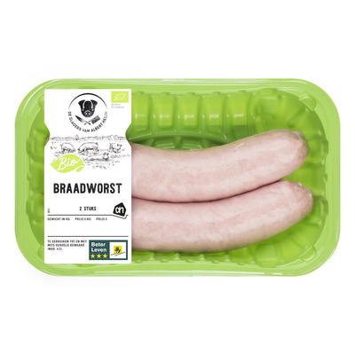 Huismerk Biologisch Braadworst