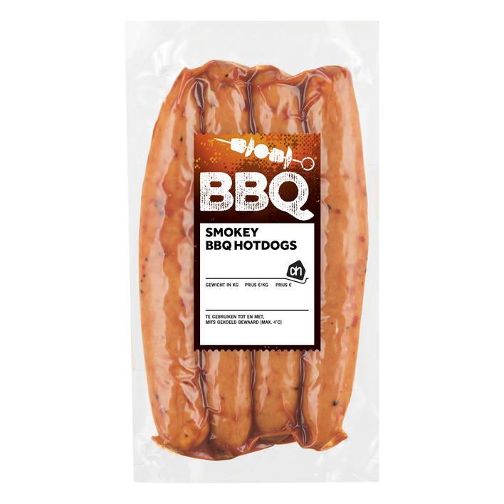 Huismerk Smokey bbq hotdog