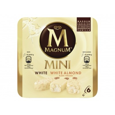Magnum Mini white & white almond