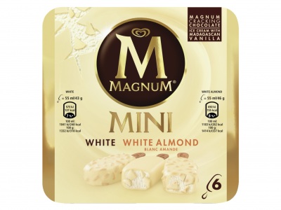 Magnum Mini white & white almond