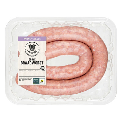 Huismerk Grove braadworst
