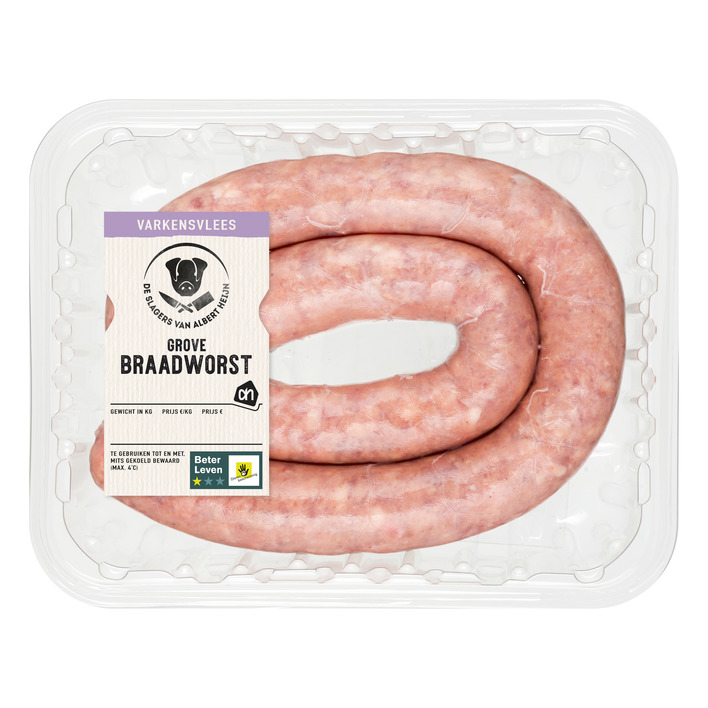 Huismerk Grove braadworst