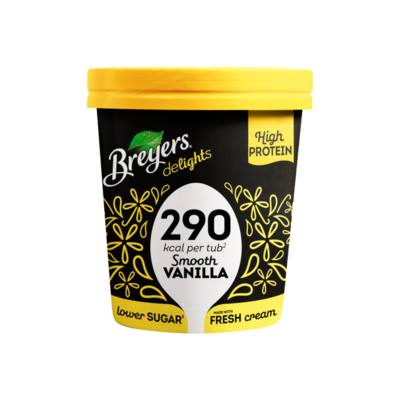 Breyers Lower Calorie & High Protein Ice Cream Smooth Vanilla