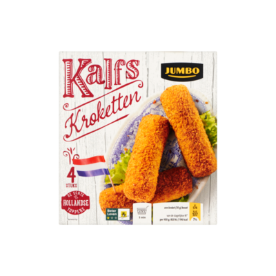 Huismerk Kalfskroketten 4 Stuks
