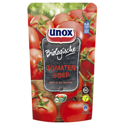 Unox Soep in zak tomaat bio
