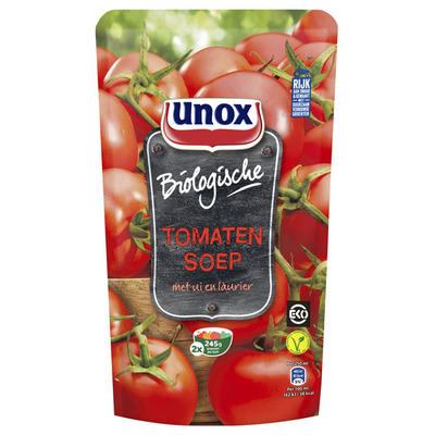Unox Soep in zak tomaat bio