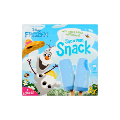 Disney Frozen Snowman Vanille-IJs met Bubblegum Aroma