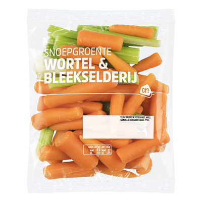 Huismerk Snoepgroente wortel-bleekselderij