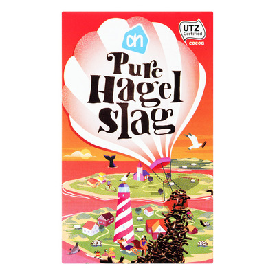 Huismerk Chocolade hagel puur