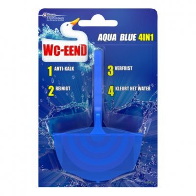 WC Eend Toiletblok aqua blue
