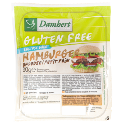Damhert Glutenvrije hamburgerbroodje