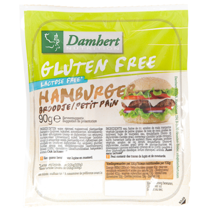 Damhert Glutenvrije hamburgerbroodje