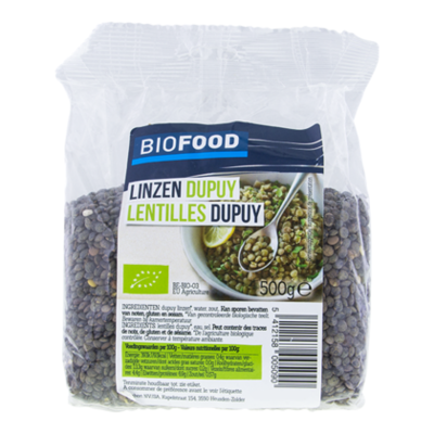 Damhert Biofood Linzen dupuy bio