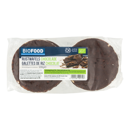 Damhert Biofood Rijstwafels chocolade bio