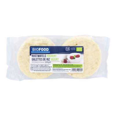 Damhert Biofood Rijstwafels yoghurt bio