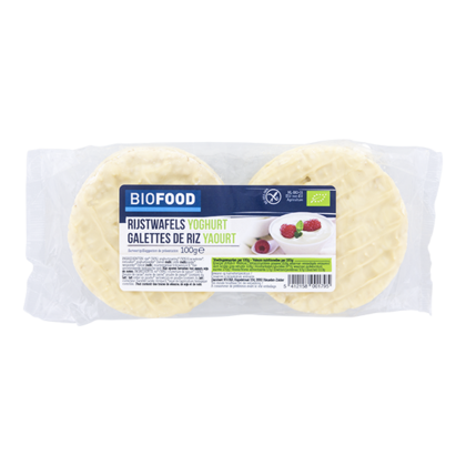 Damhert Biofood Rijstwafels yoghurt bio