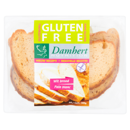 Damhert Glutenvrije wit brood lactosevrij