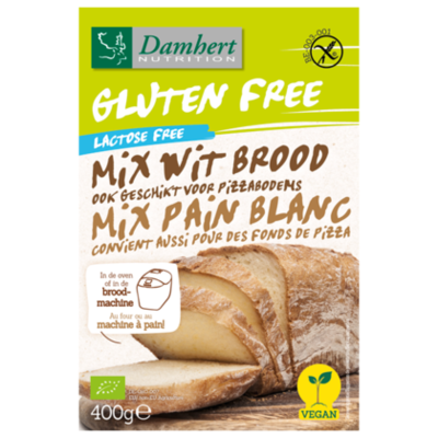 Damhert Glutenvrije bakmix wit bio