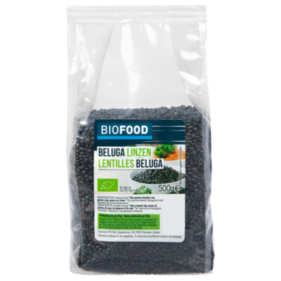 Damhert Biofood Beluga zwarte linzen bio