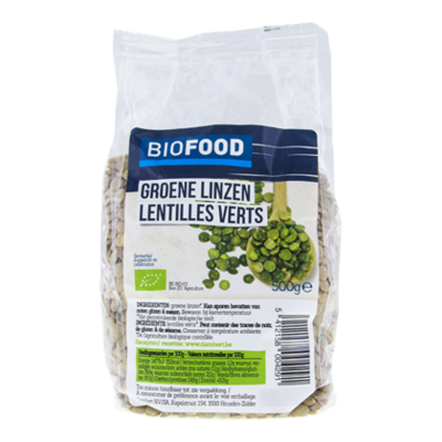 Damhert Biofood Groene linzen bio