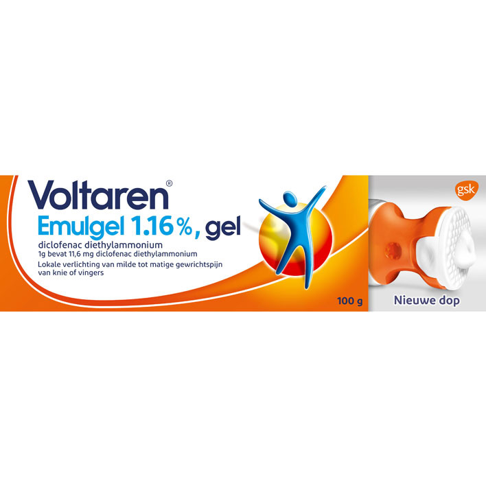 Voltaren Emulgel 1.16% gel doseer- en smeerdop